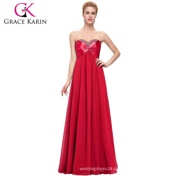 Grace Karin Atemberaubende Chiffon Perlen Sequins Abend Lange Prom Party Kleid Kleid CL4101-7 #